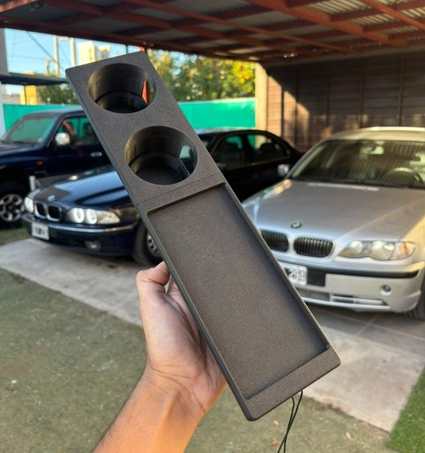 Consola Central Cargador Inalámbrico + Portavasos BMW E36