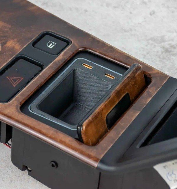 Toma Doble USB-C Cenicero BMW E39